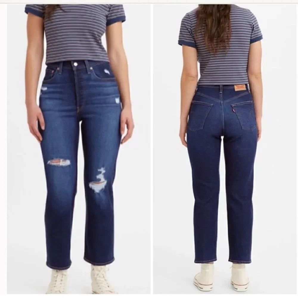 NWT Levi's Ribcage Straight Ankle Jeans